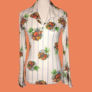 Elite Vintage Floral Top - Size 12